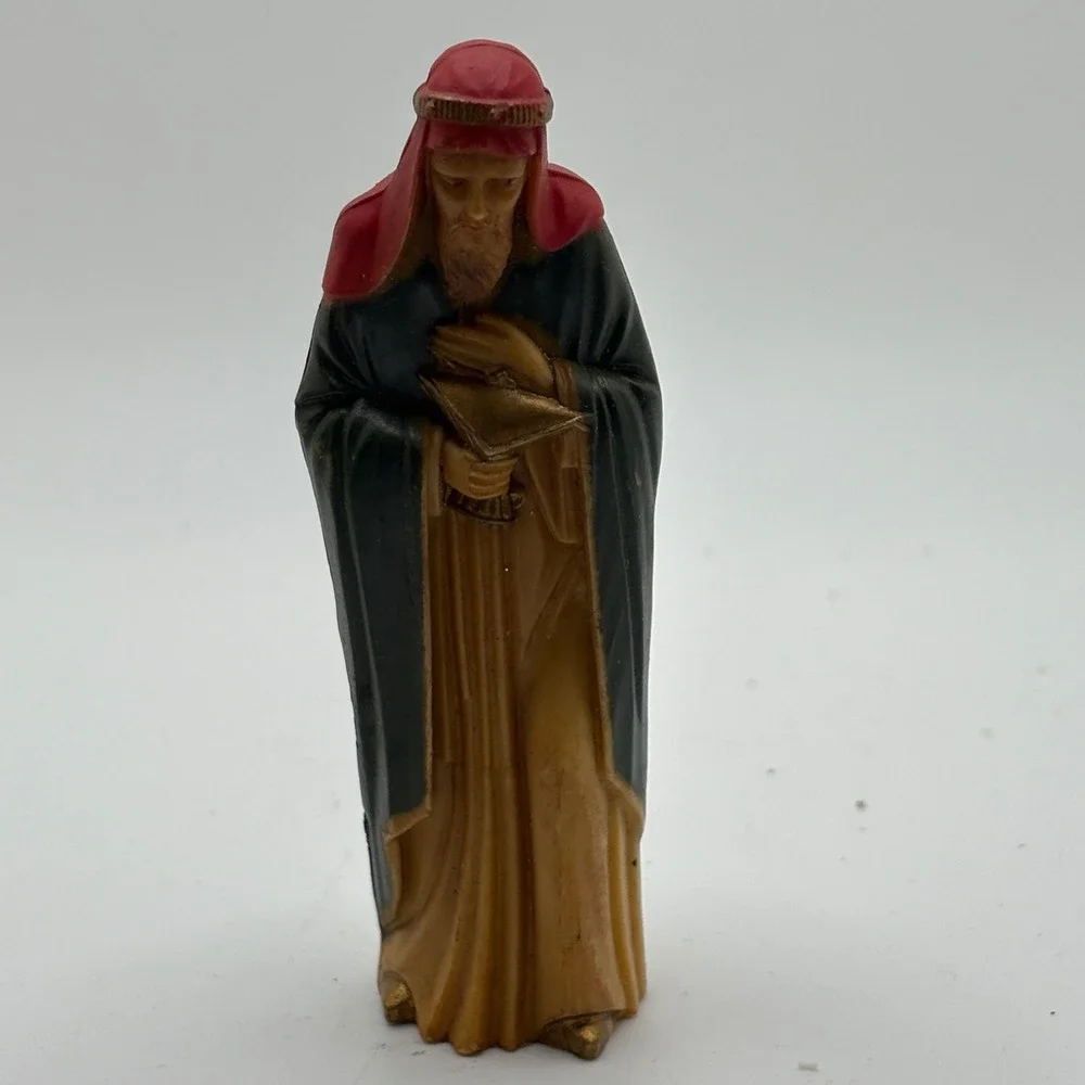 AB‎ Plastics Nativity Scene Hong Kong 864 DO 7 Piece Figurines